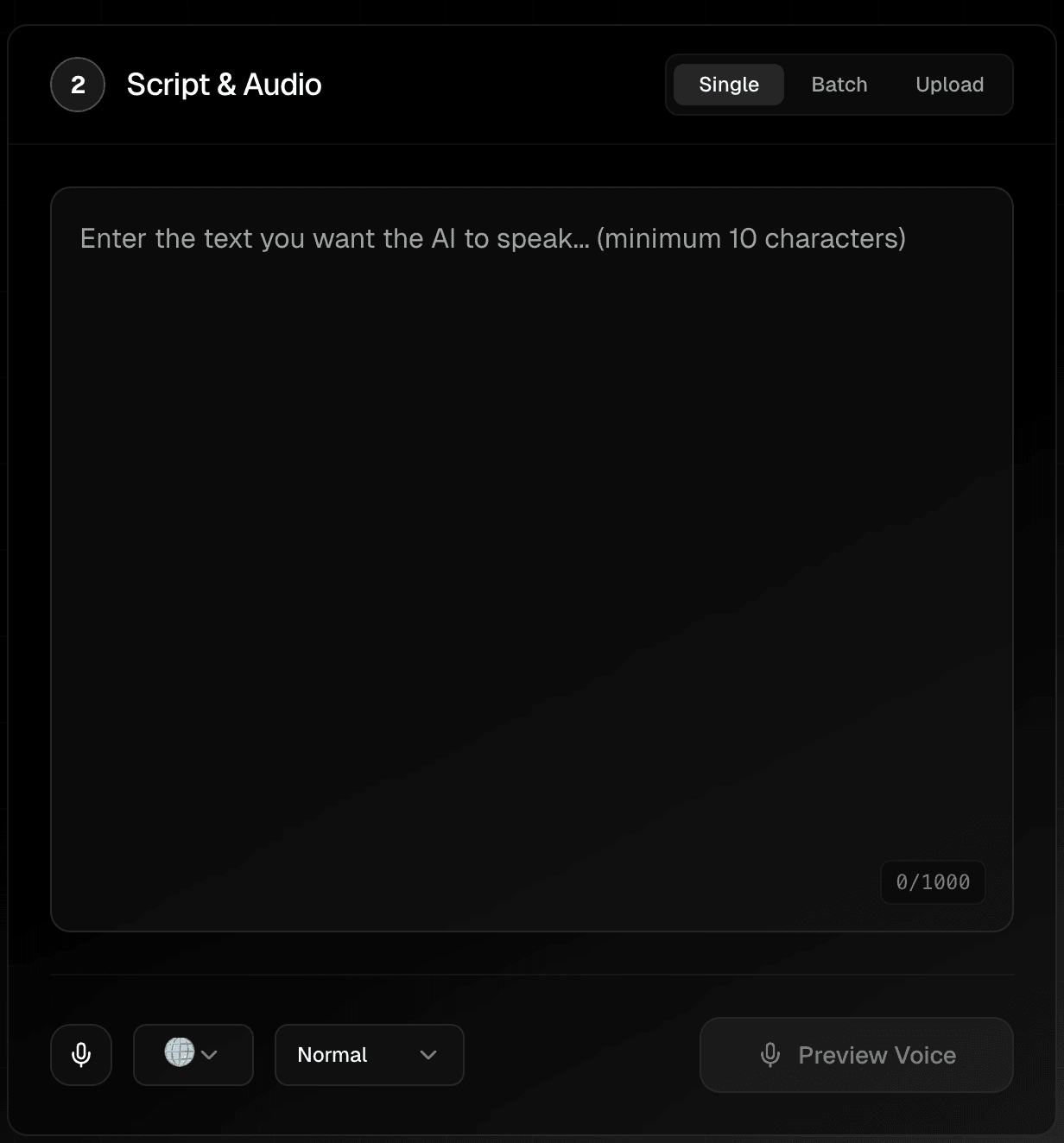 Liminal AI add script to your AI Avatar